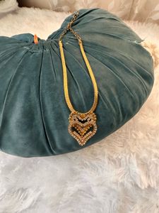 Sparkling Heart Pendant Necklace