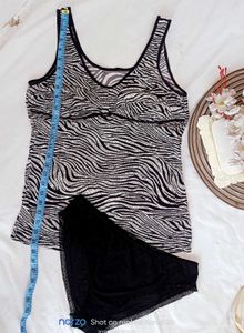 Zebra Print Bikini Set