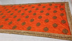 Vibrant Orange Embellished Lehenga Choli