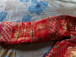 Patchwork Print Indo western Set