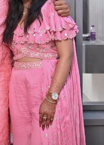 Stunning Pink Embroidered sharara