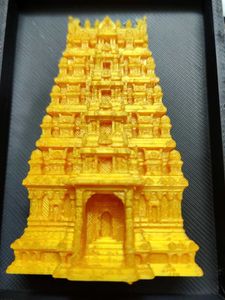 3D Printed Temple Showpiece