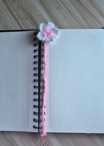 bookmark cherry bloosom crochet