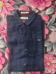 Pacific Vintage Fit Blue Checkered Shirt