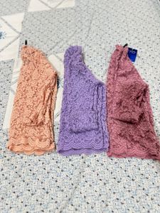 completely new set of 3 Lace Blouse Se