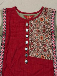 Elegant Ethnic Kurta Set with Mirror Work