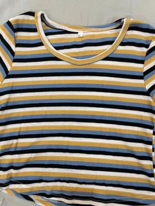 Striped Knit Top