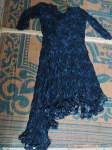 Royal Blue Asymmetrical Dress