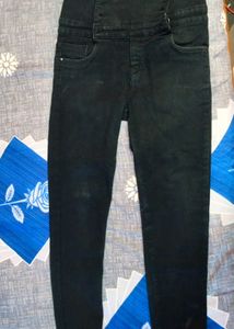 Black High Waisted Denim Jeans