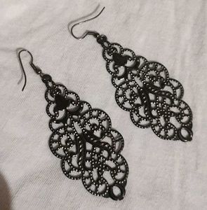 Vintage Filigree Dangle Earrings