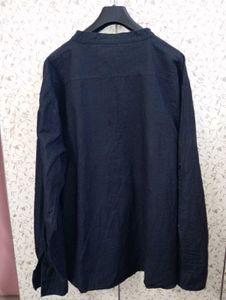COOFANDY men's cotton linen Henley shirt