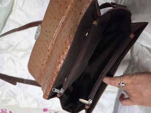 Brown leather Crossbody Bag