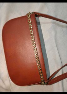cherry red hand bag