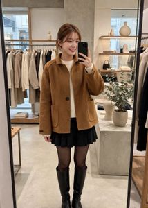 Women's Camel Wool Blend Jacket