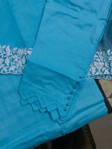 Stunning Blue Kurta Set with Dupatta