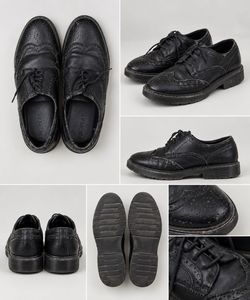 Classic Black Brogue Oxford Shoes