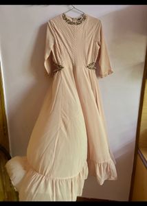 Melange Fit And Flared Dress