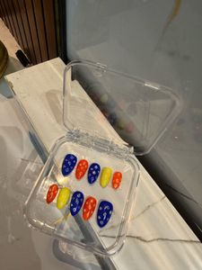 Bandhani print Press-On Nails Set