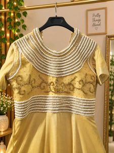 Exquisite Embellished Ethnic Gown with pant and du