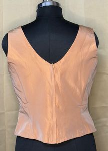 Elegant Beaded V-Neck Corset Top