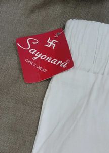 White Straight Pant For Women