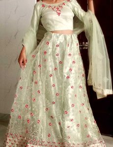 Embroidered Floral Lehenga choli set