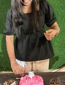 Chic Black Off-Shoulder Top