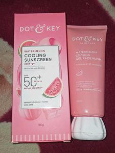 Dot & Key Watermelon Cooling Sunscreen & Face Wash