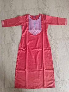 Elegant Orange Kurta Set with Dupatta