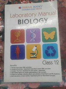 Oswaal Books Laboratory Manual Biology Class 12