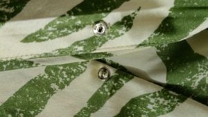 Stylish Green Zebra Print Wrap Dress
