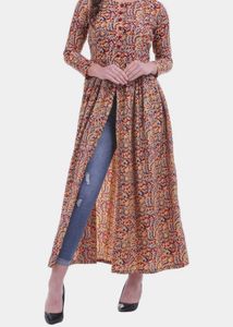 Bohemian Maxi Dress with Vibrant Floral Print