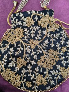 Embroidered Potli Bag