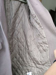 Elegant Brown Long Overcoat