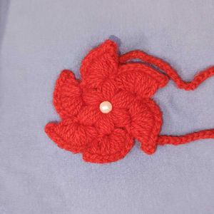 Crochet Flower Rakhi