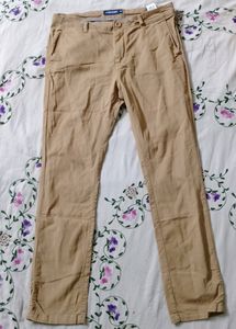 Khaki Smart Trousers (Men)