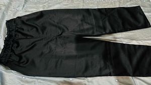 Black Satin Pants