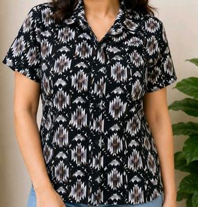 Stylish Printed Short Sleeve Shirt