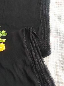 Elegant Black Dupatta 🧡