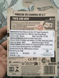 Hot Wheels Porsche 911 Carrera RS 2.7