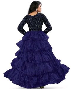 Stunning Blue Sequined gown
