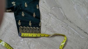 Elegant Green Saree with Gold Border