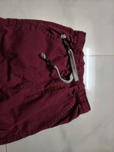 Maroon Jogger Pants for Boys