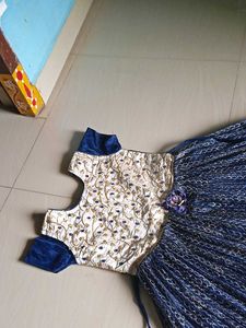 Elegant Blue full frock