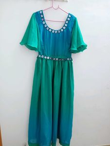 Beautiful Butterfly Sleeve Gown