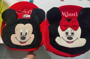 Mickey &amp; Minnie Mouse Backpack Set