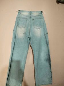 Unique Tie-Dye Wide Leg Jeans