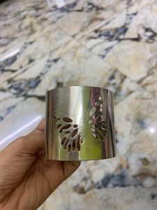 Silver Butterfly Bangle