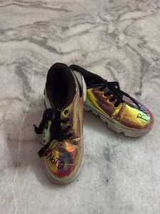 Iridescent Kids Sneakers