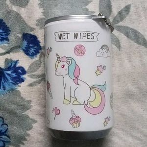 Cute Unicorn Wet Wipes Tissue Can